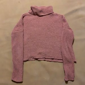 Ivy and Main Cropped Turtleneck Sweater